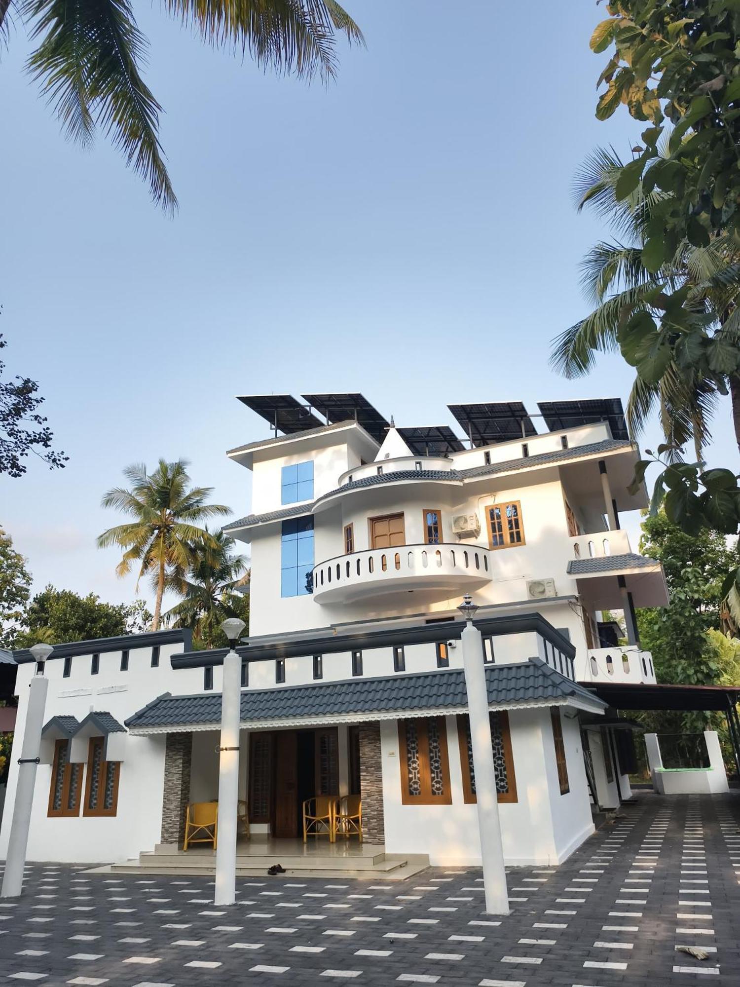 Varkala- Aroma Ac Pvt Villa Hammocks Kitchen Exterior photo